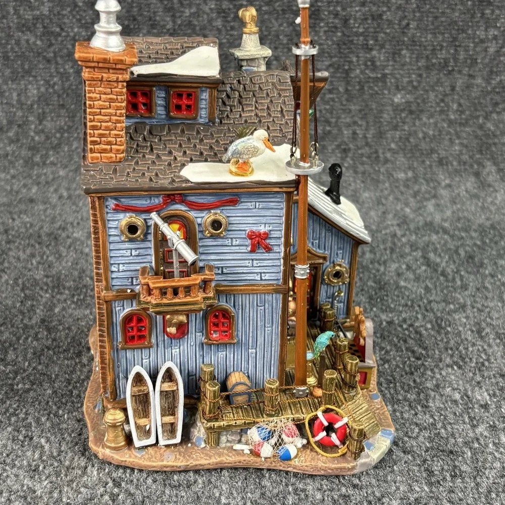 LEMAX Captain Joe's Nautical Antiques Lighted Village House Holiday Village